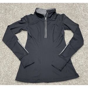 Lululemon Define Jacket Luon Heathered Black/Grey Size 4 Retail $128 1/4 zip EUC